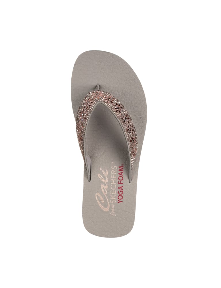 Skechers vinyasa wedge flip flop on sale