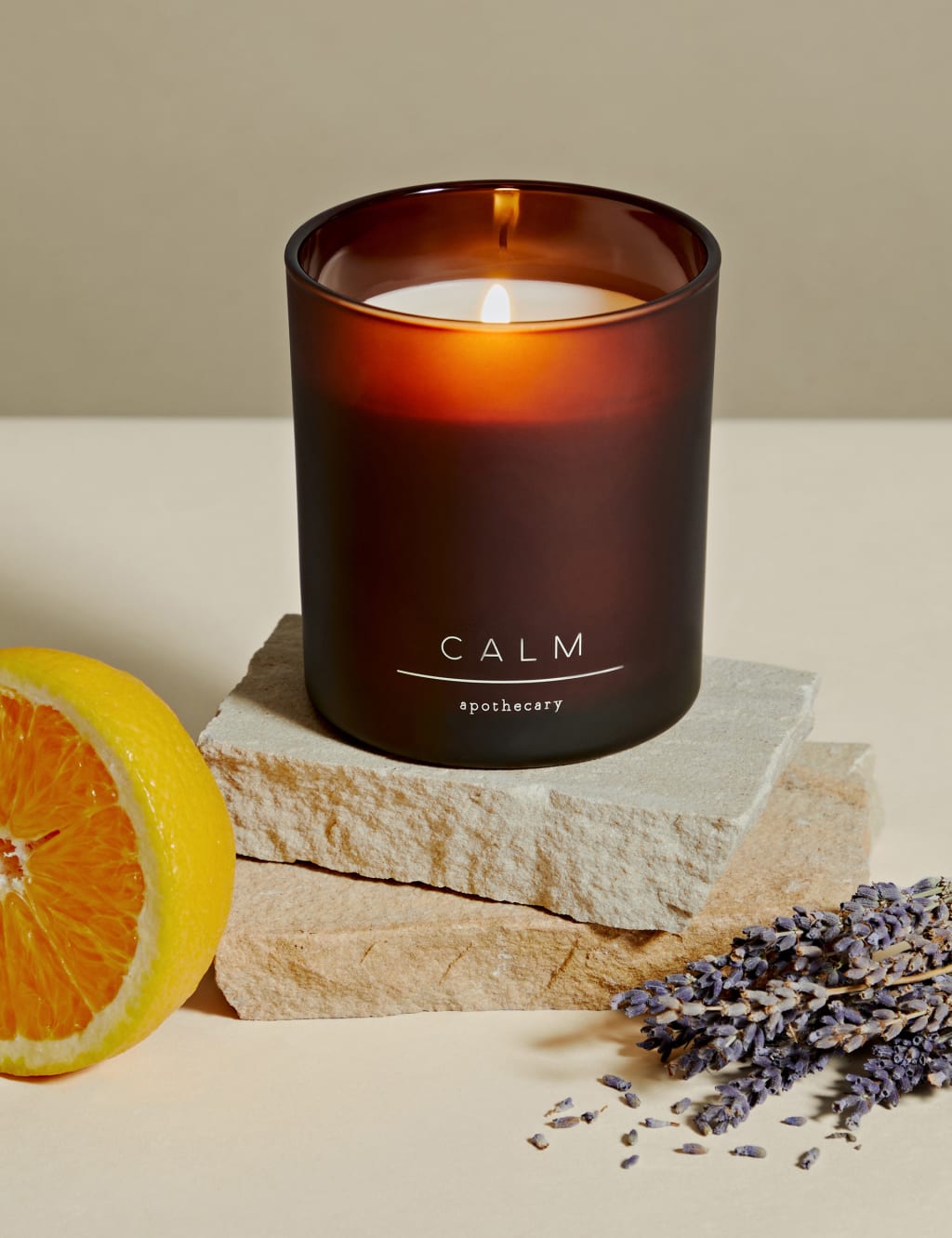Calm Boxed Scented Candle Gift Apothecary M S