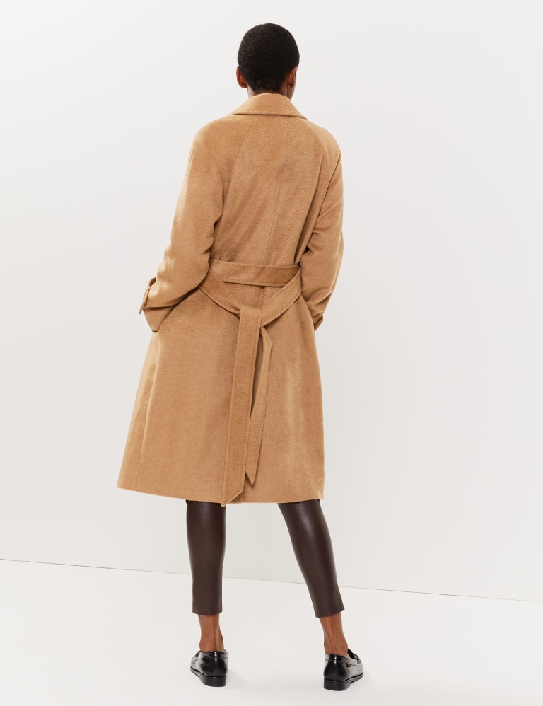 Camel hair car coat on sale