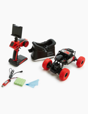 rc car with vr headset