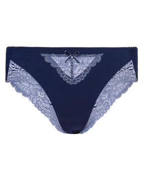 Camilia Lace High Leg Knickers Image 2 of 5
