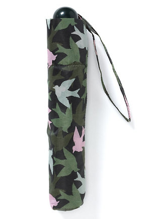 Camouflage Bird Print Umbrella Image 2 of 3