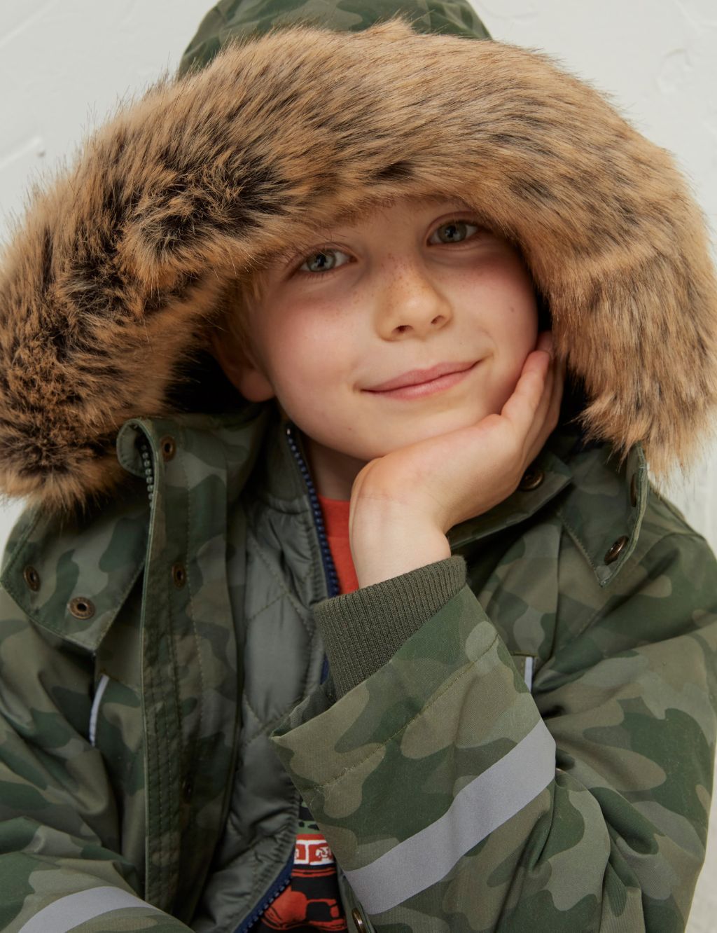 Camouflage Hooded Raincoat (3-13 Yrs) 4 of 5