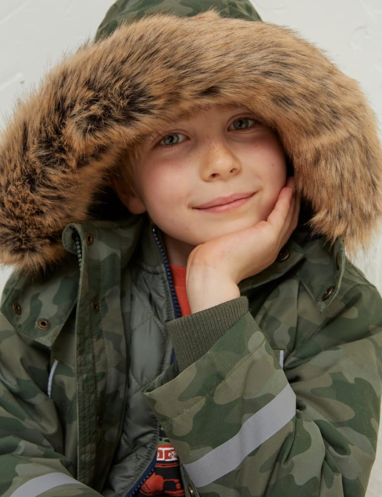 Camouflage Hooded Raincoat (3-13 Yrs) 4 of 5