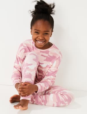 Girls camo pyjamas new arrivals