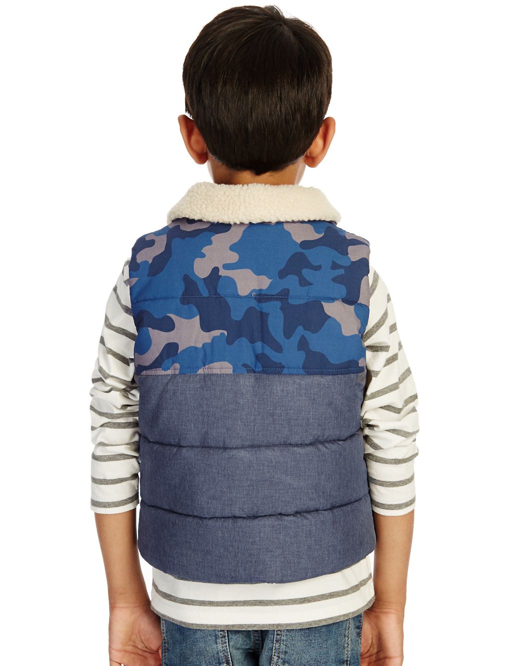 Camouflage Print Gilet (1-7 Years) 2 of 3