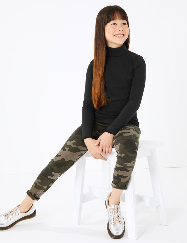 Camouflage Print Jeans 3 16 Years M S