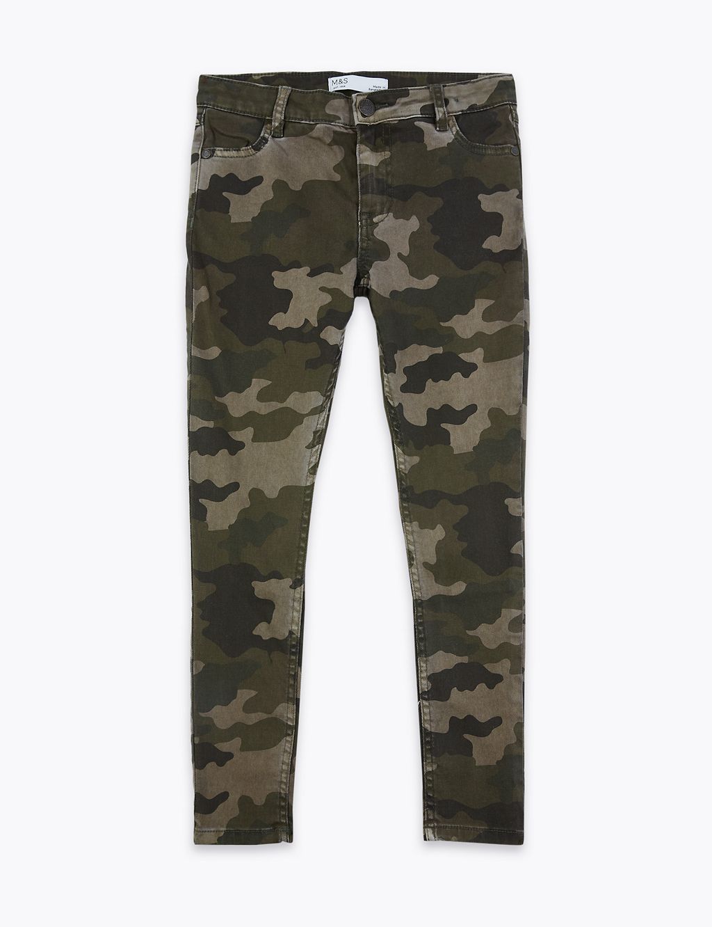 Camouflage Print Jeans (3-16 Years) 1 of 6