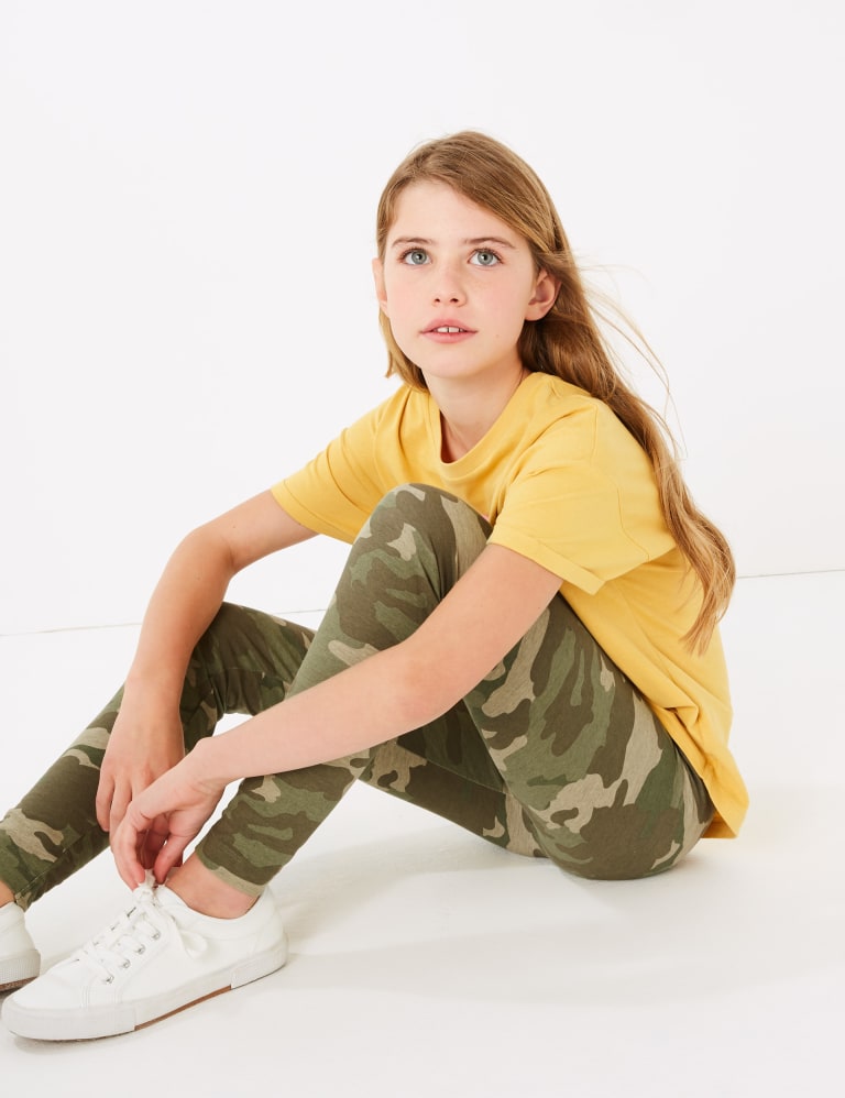Camouflage Print Leggings 6 16 Yrs