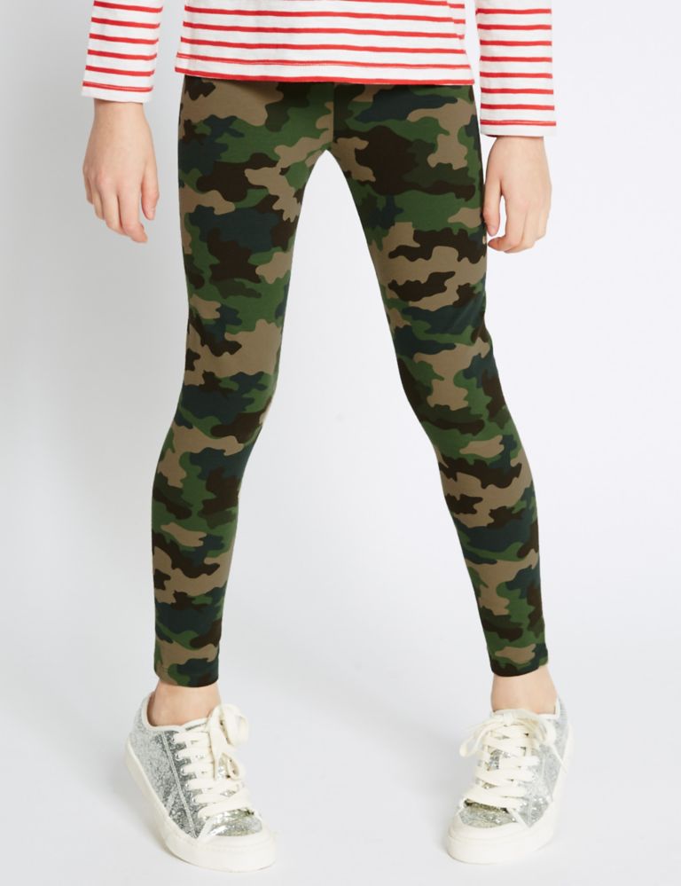Camouflage Print Leggings with Stretch (3-16 Years) 3 of 4