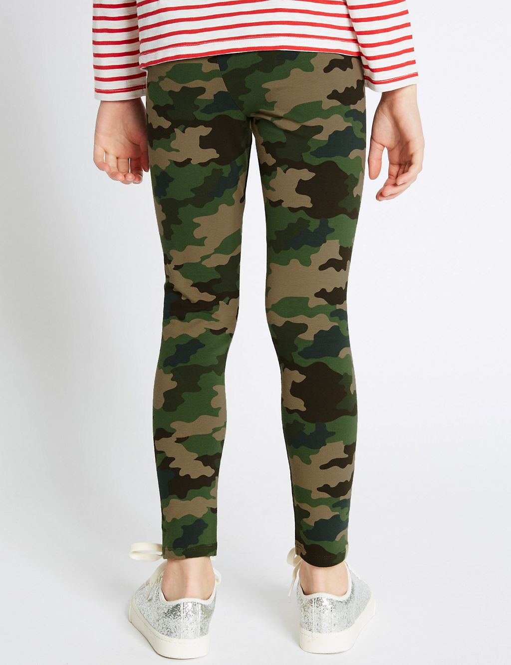 Camouflage Print Leggings with Stretch (3-16 Years) 4 of 4