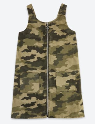 camo pinafore