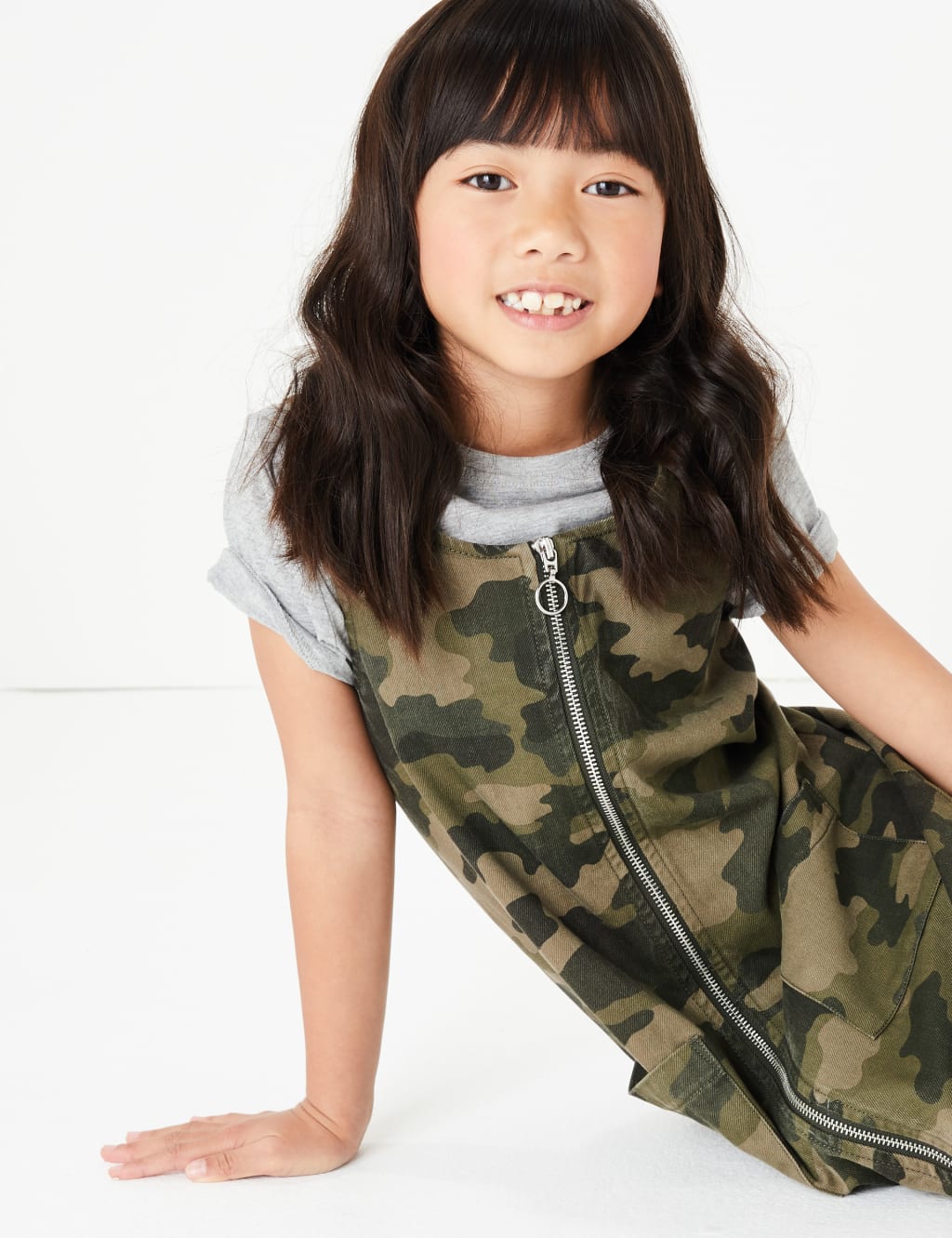 Camo pinafore discount