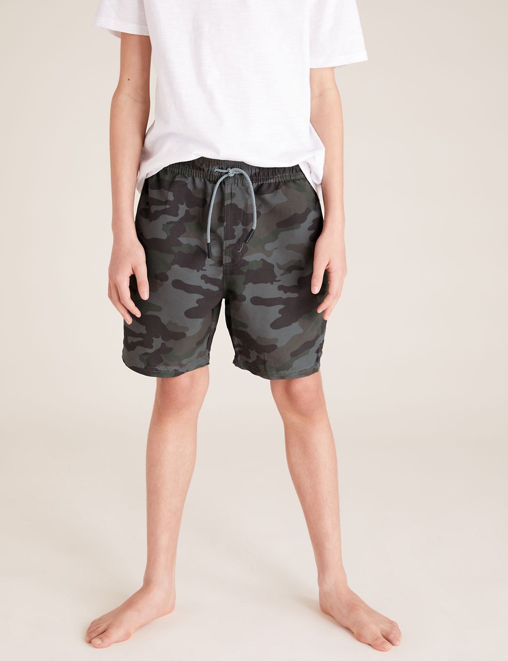 Camouflage Print Swim Shorts (6-14 Yrs) 2 of 4