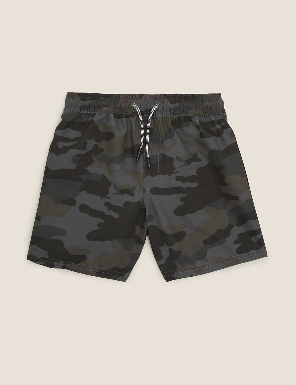 Camouflage Print Swim Shorts (6-14 Yrs) 1 of 4