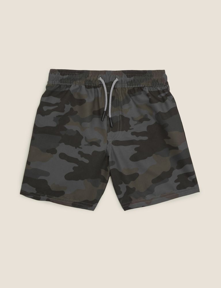 Camouflage Print Swim Shorts (6-14 Yrs) 2 of 4