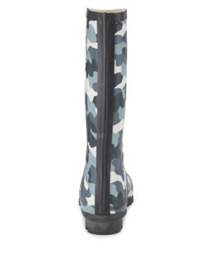 Camouflage Print Welly Boots Image 2 of 5