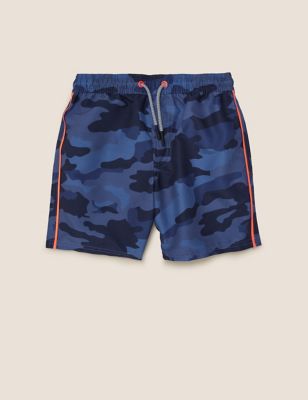 Camouflage Swim Shorts (6-14 Yrs) Image 2 of 4