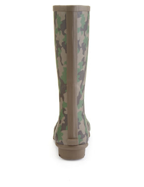 Camouflage Welly  Boots Image 2 of 5