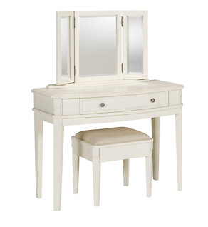 Canterbury Dressing Table, Mirror & Stool Set Image 2 of 8