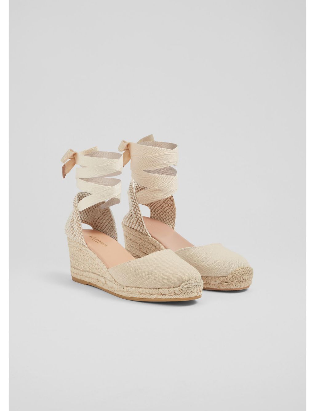Canvas Ankle Strap Wedge Espadrilles 2 of 3