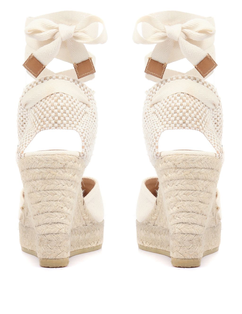 Canvas Ankle Strap Wedge Espadrilles 4 of 5
