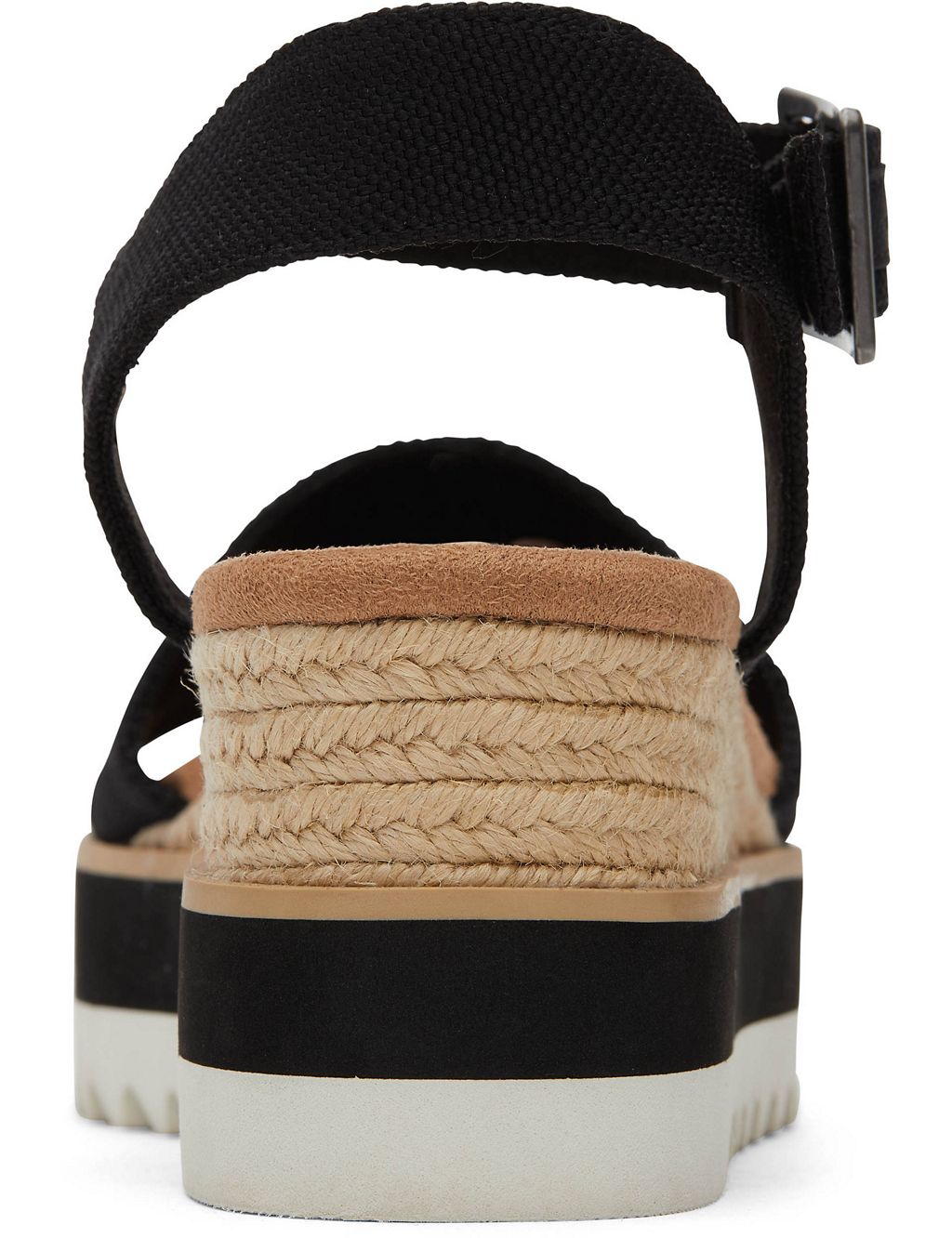 Canvas Buckle Ankle Strap Wedge Espadrilles 4 of 5