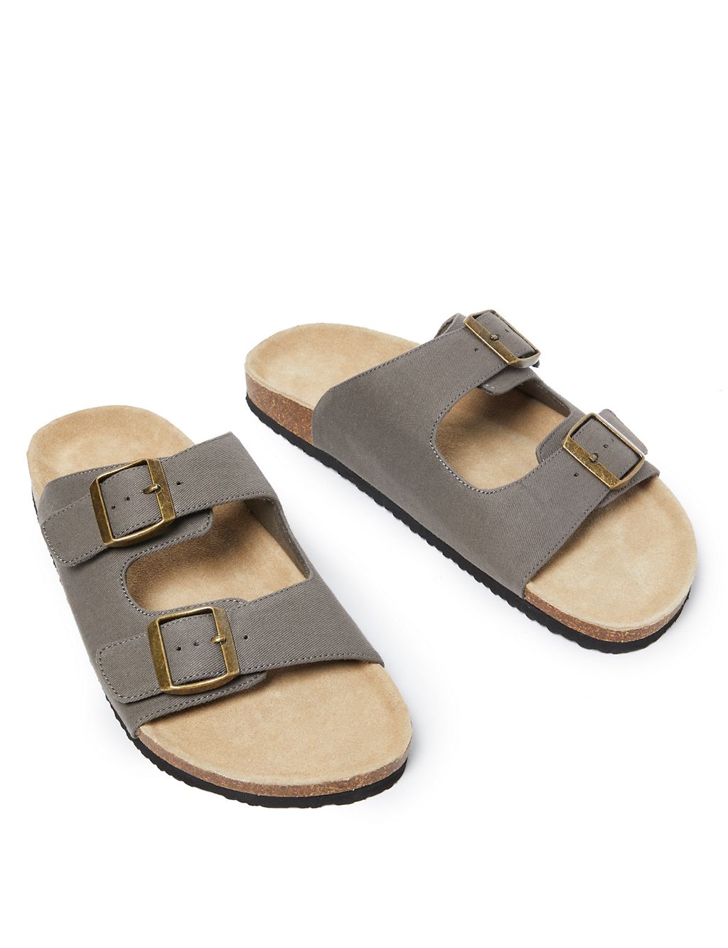 Canvas Double Buckle Sandals 2 of 5