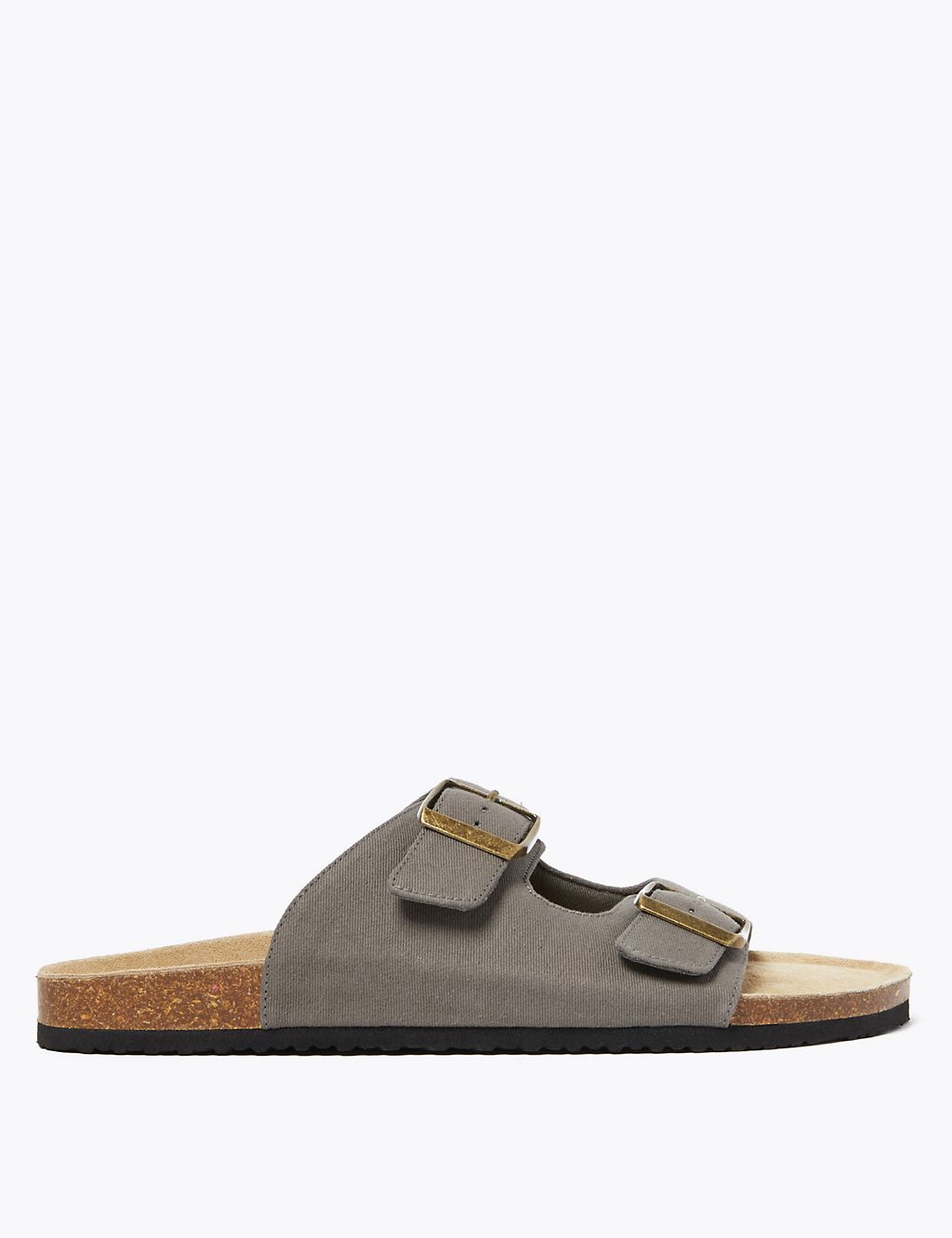 Canvas Double Buckle Sandals 1 of 5