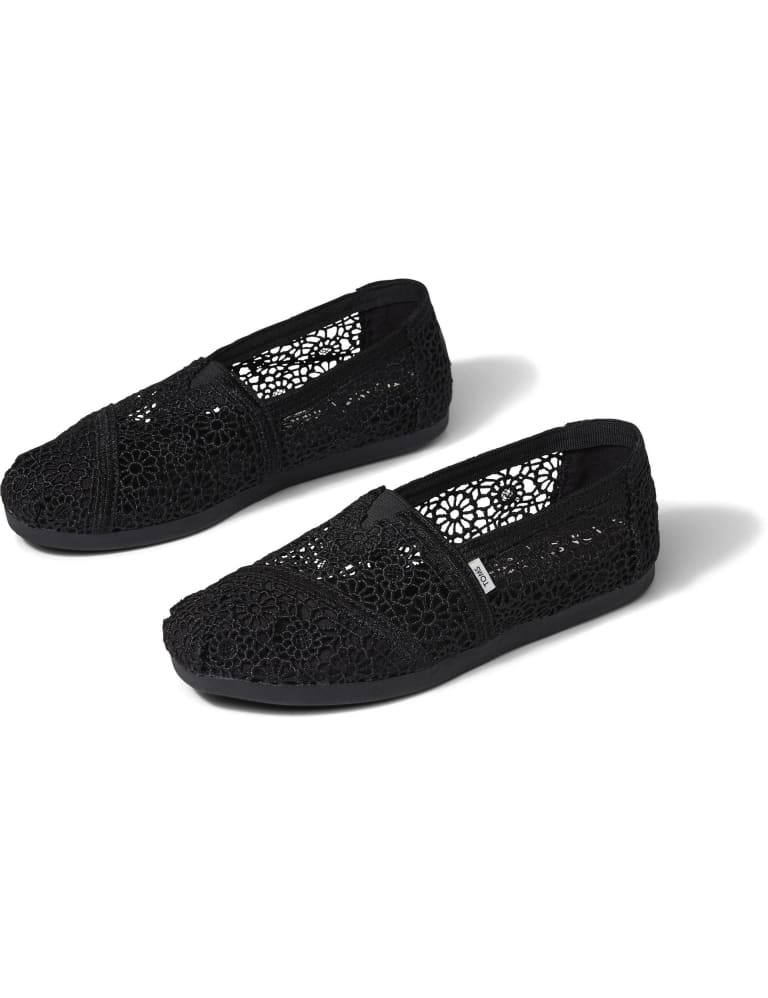 Canvas Embroidered Espadrilles TOMS M S