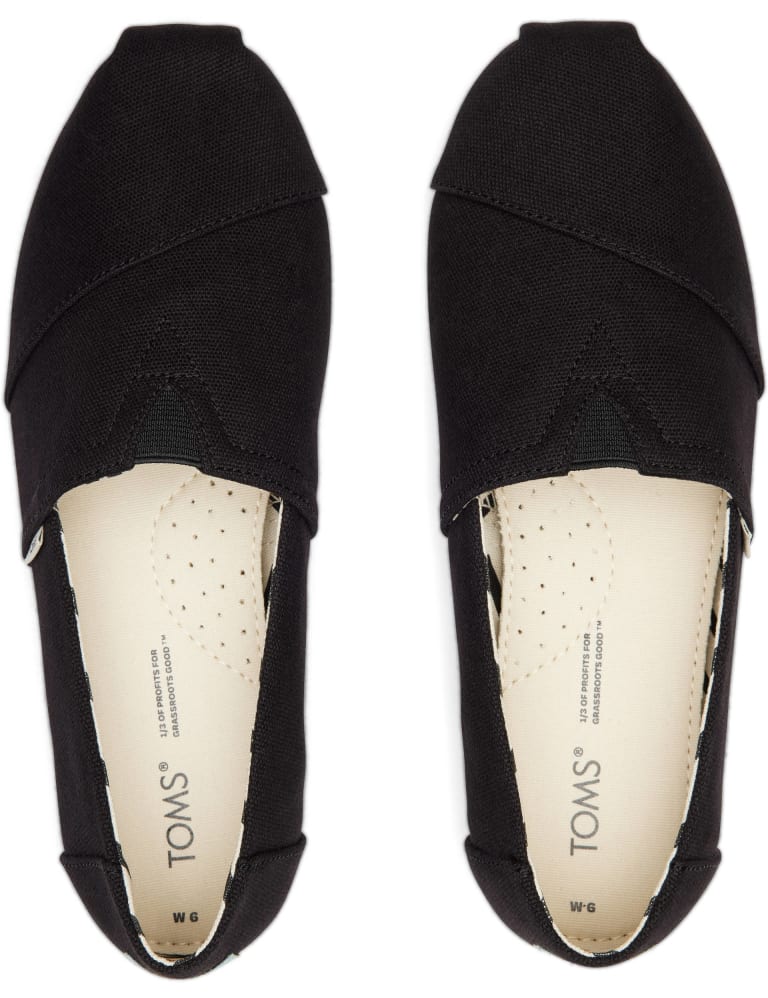 Canvas Flat Espadrilles TOMS M S