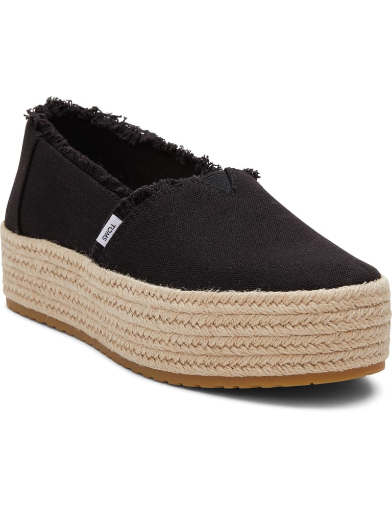 Canvas Flatform Espadrilles