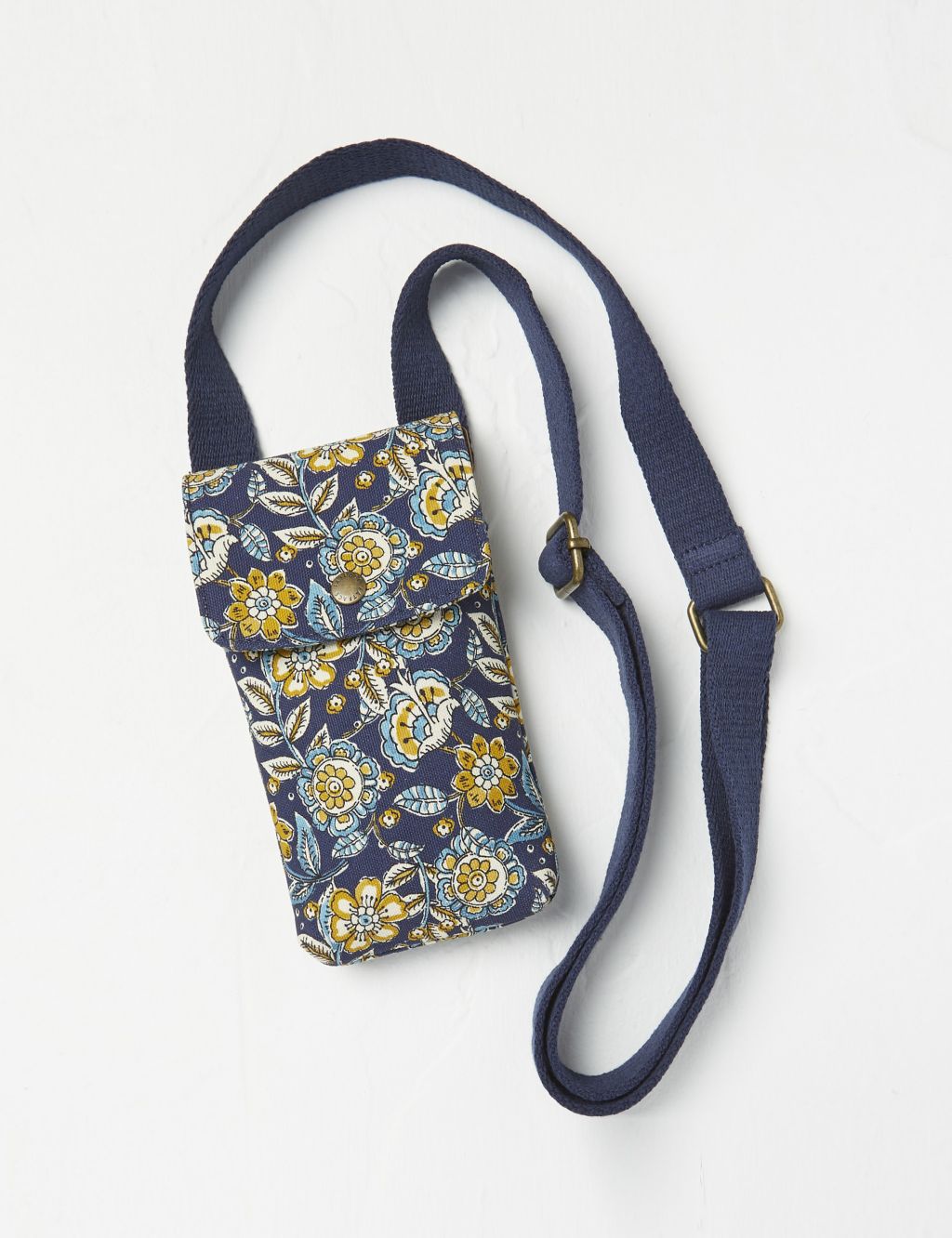 Canvas Floral Cross Body Phone Bag 1 of 2
