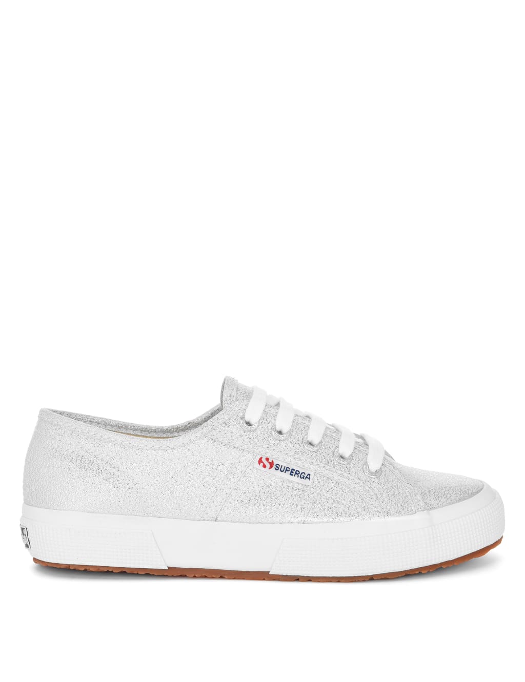 superga white glitter