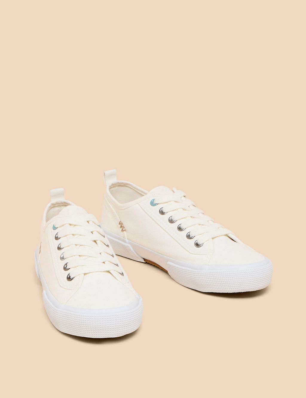 Canvas Lace Up Trainers 1 of 4