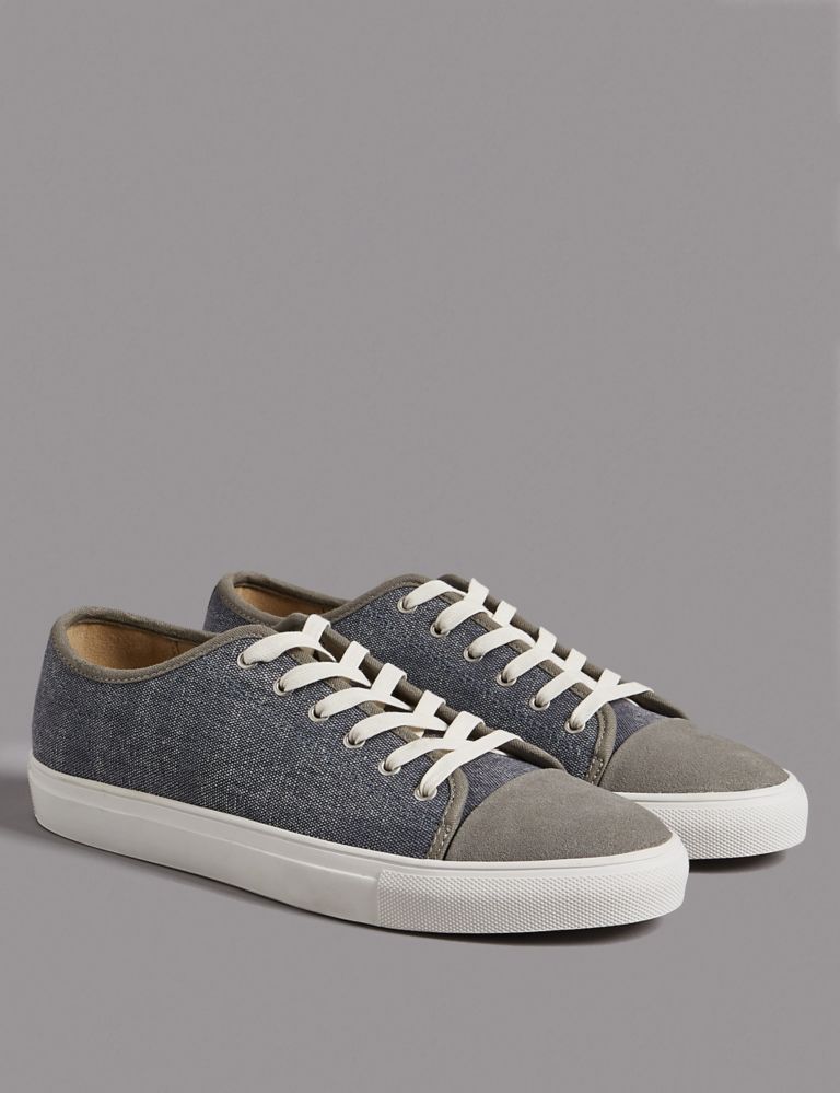 Canvas Lace-up Trainers 3 of 6