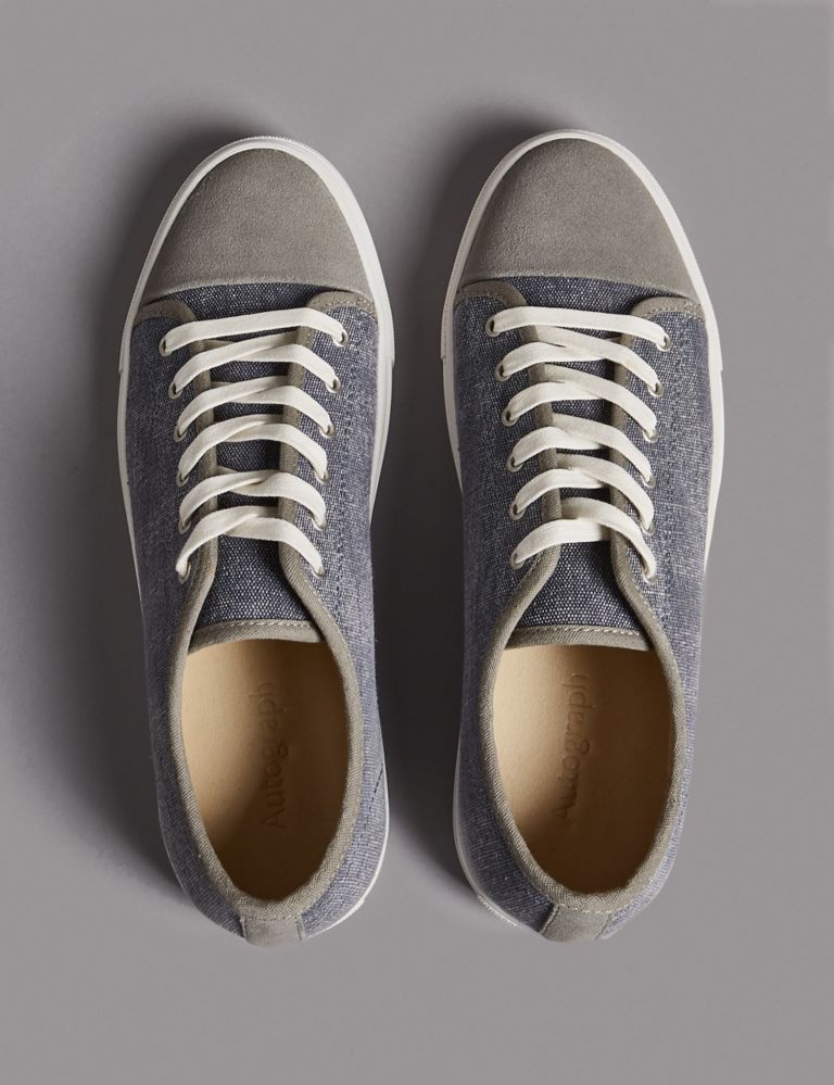 Canvas Lace-up Trainers 4 of 6