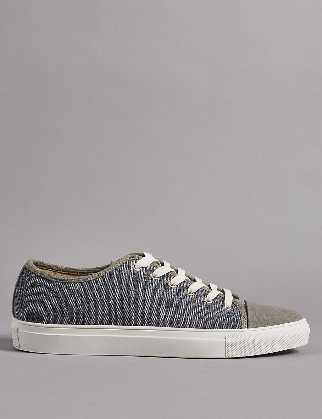 Canvas Lace-up Trainers 1 of 6