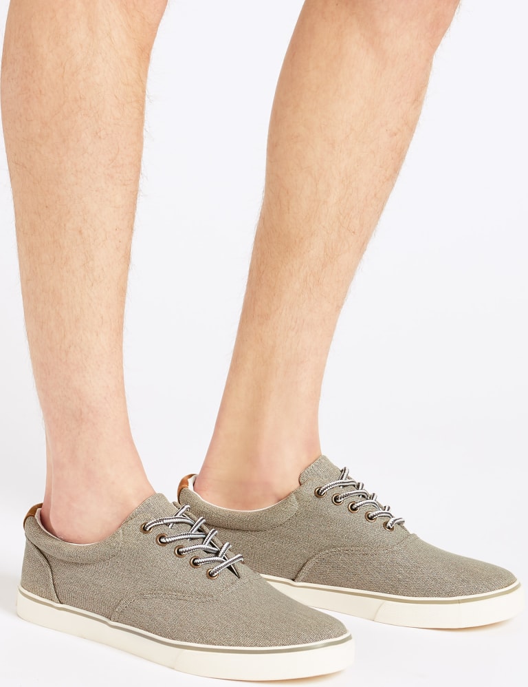 M&s mens canvas shoes discount