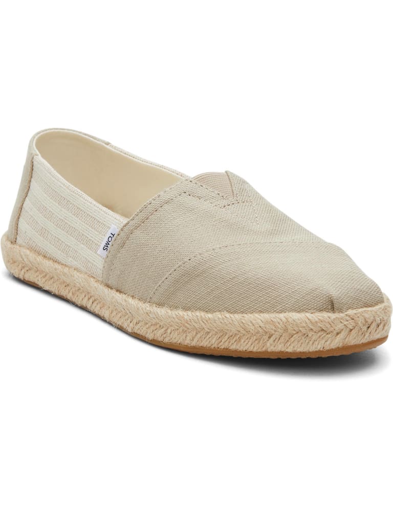 Canvas Slip On Flat Espadrilles 2 of 6