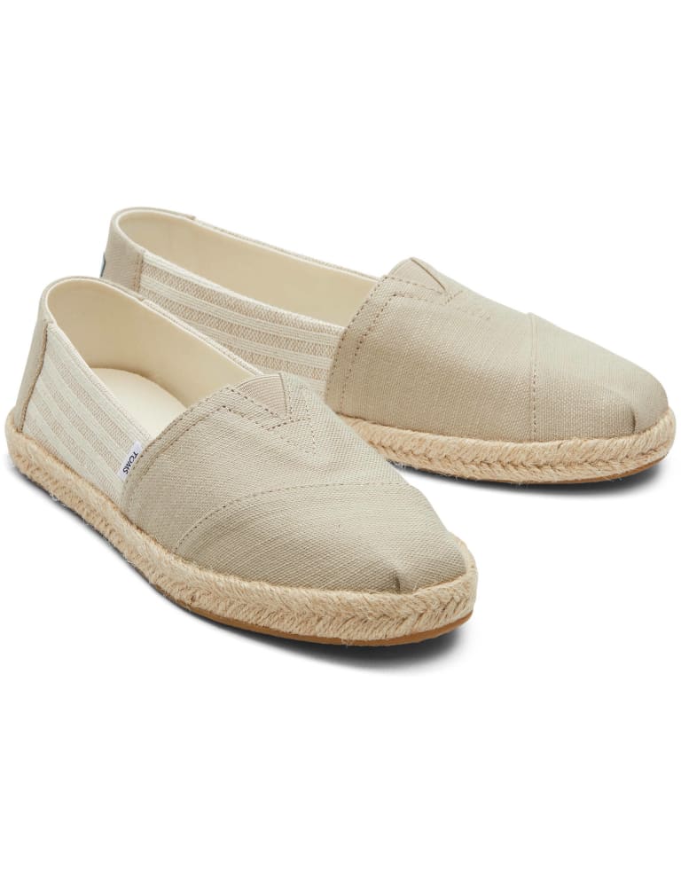 Canvas Slip On Flat Espadrilles 3 of 6