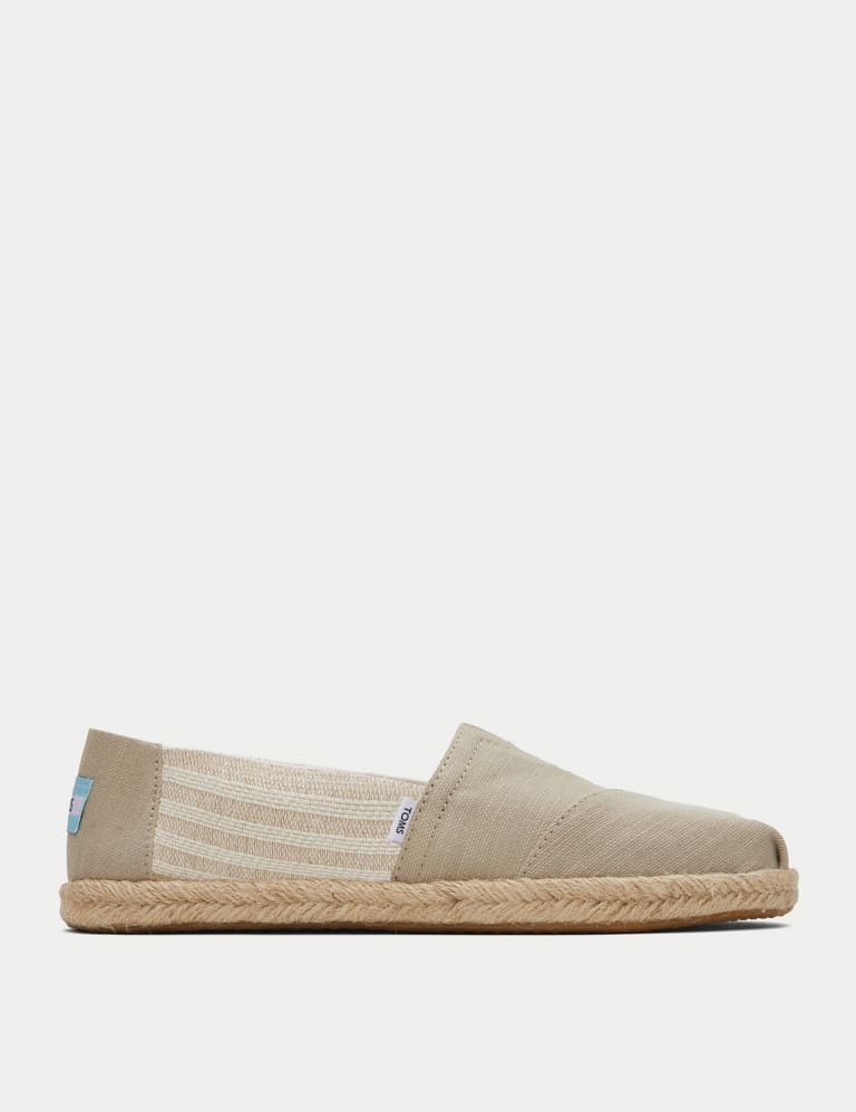 Canvas Slip On Flat Espadrilles 1 of 6