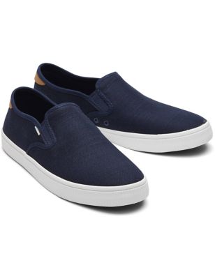 Canvas Slip-On Trainers Image 2 of 7