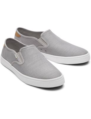 Canvas Slip-On Trainers Image 2 of 5
