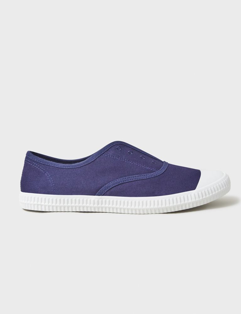 Canvas Slip On Trainers 2 of 5