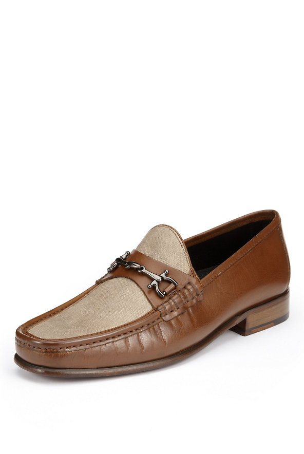 Canvas Snaffle Loafers Image 1 of 1
