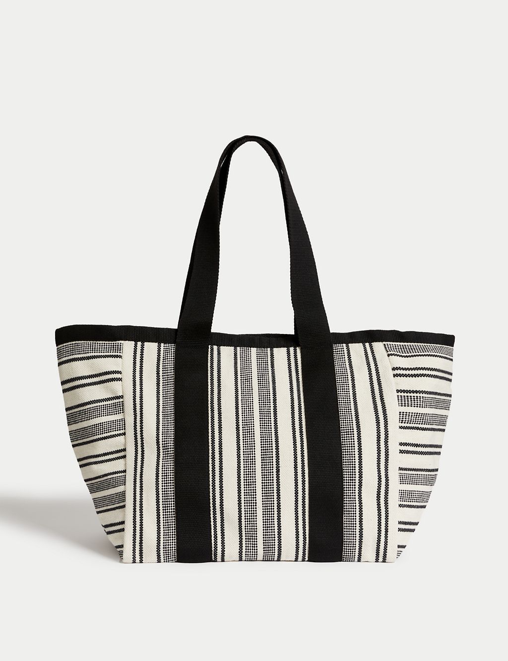 Canvas Striped Beach Bag 2 of 4
