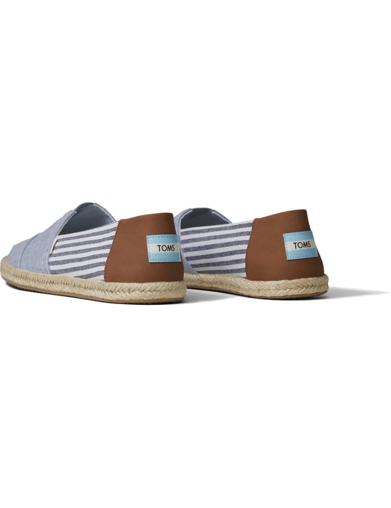 Canvas Striped Espadrilles
