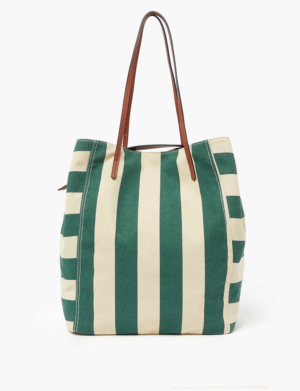 Canvas Striped Tote Bag M&S Collection M&S