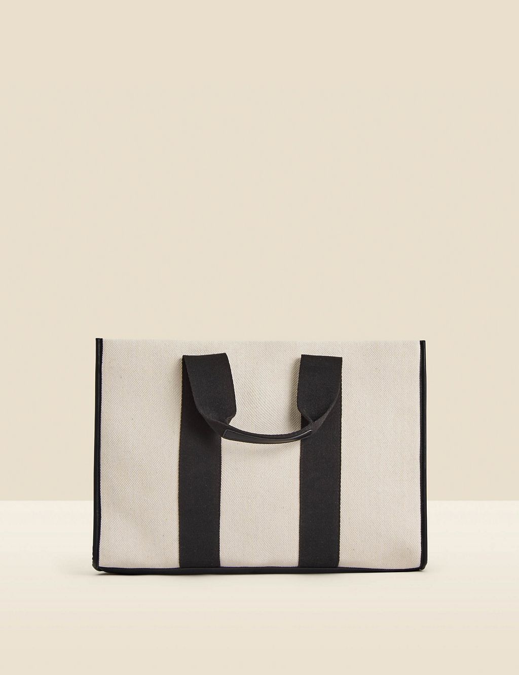 Canvas Striped Tote Bag 3 of 3